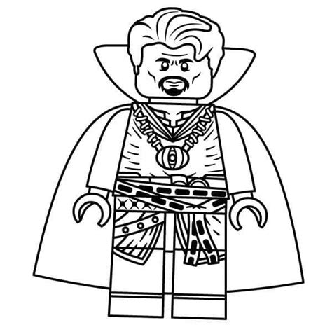 Süßer Lego Doctor Strange Ausmalbilder Kostenlos herunterladen