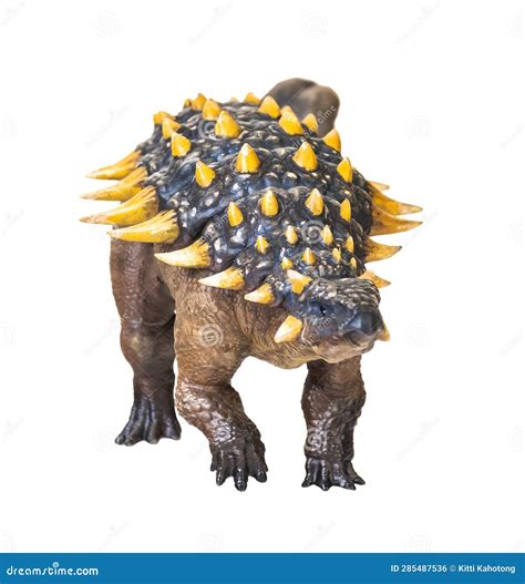 Ankylosaurus Dinosaur Isolated Background Stock Photo Image Of