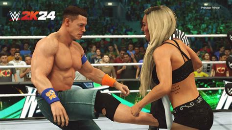 Wwe K John Cena Vs Charlotte Flair For The Wwe Championship