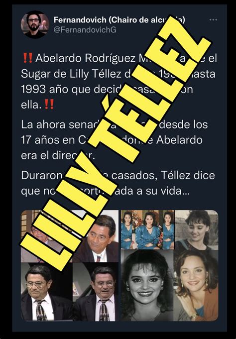 Fernandovich Chairo de alcurnia on Twitter Lilly Téllez tiene más