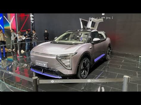 Human Horizons Hiphi Y Ev Firstlook Walkaround Shanghai Motor