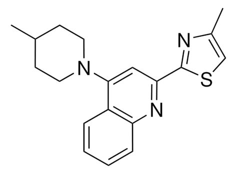 4 4 METHYL 1 PIPERIDINYL 2 4 METHYL 1 3 THIAZOL 2 YL QUINOLINE