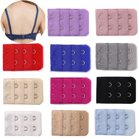 Aliexpress Buy 5Pcs Back Bra Extender Clip Strap Extension 2 Hook