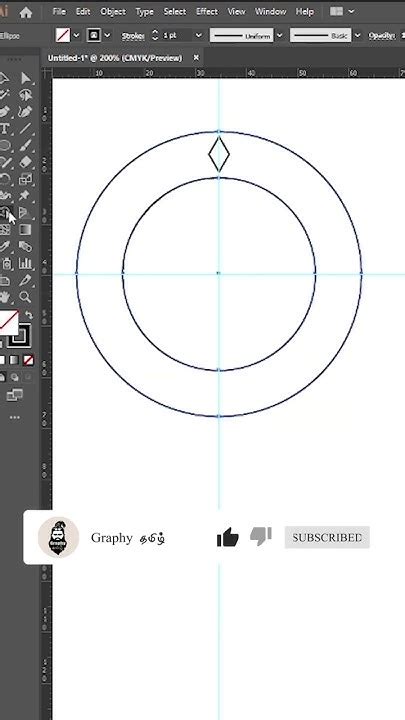 Adobe Illustrator Tutorial Ellipse Tool Polygon Tool Rotate Tool