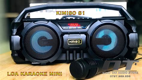 Kimiso S1 Loa karaoke mini bluetooth giá cực rẻ Loa mini KM S1 S2