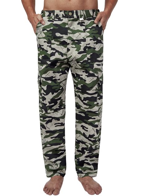 Dodoing Mens Relaxed Fit Cargo Pants Army Pants Multi Pocket Military