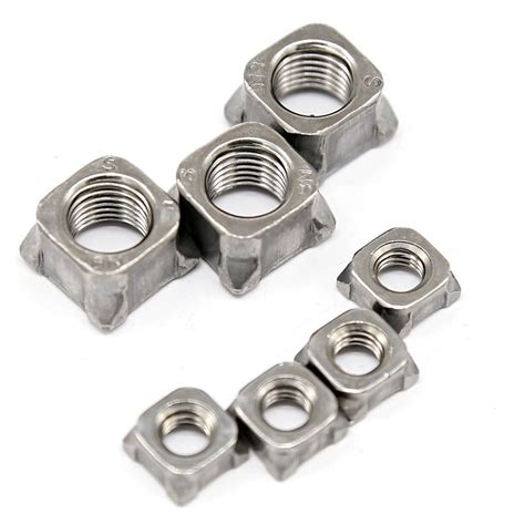 Carbon Steel Square Projection Stainless Steel Welding Nut