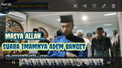 Suara Imam Merdu Salat Tarawih Youtube