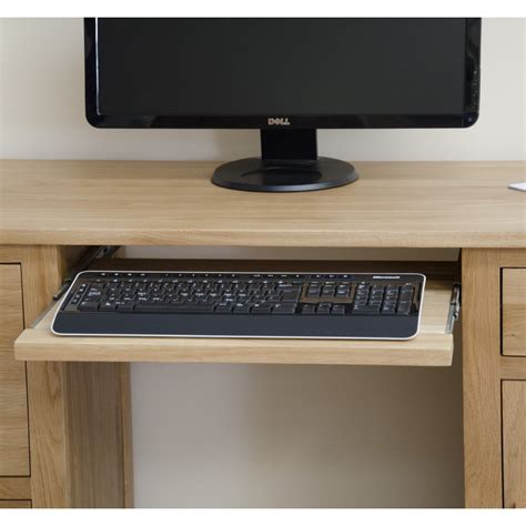 Arden Solid Oak Furniture Large Computer Desk Home Office