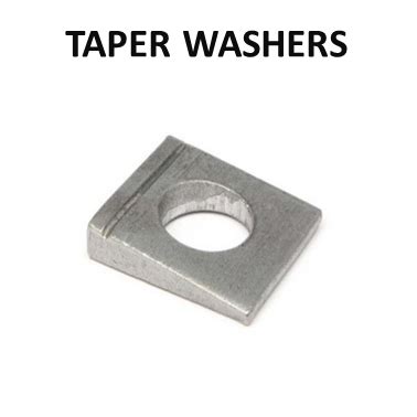 TAPER WASHER DIN 435 Washers Fasteners