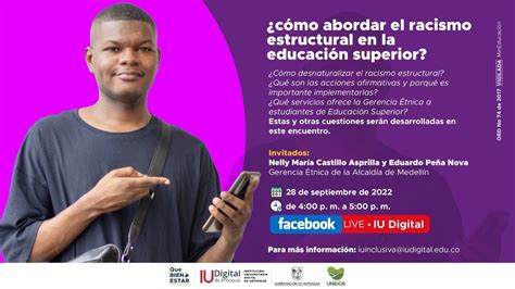 Webinar Cómo abordar el racismo estructural en la educación superior