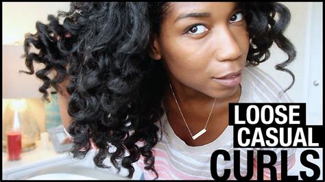 Casual Loose Curls Easy Curling Wand On Natural Hair Naptural85