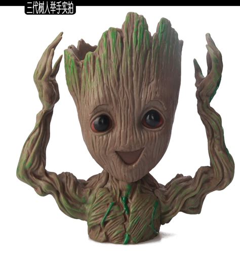 Guardians Of The Galaxy Flowerpot Treeman Baby Groot Succulent Planter