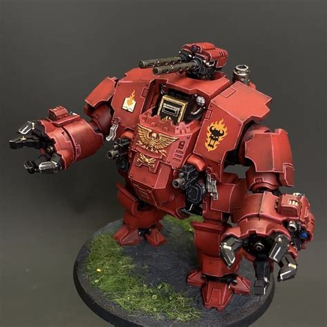 Brutalis Dreadnought Warhammer Army Space Marines Painted Games