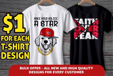 Do Bulk T Shirt Designs For Printful Merch And Teespring By Enqalab