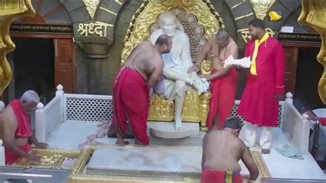 Shirdi Saibaba LIVE Darshan From Samadhi Mandir Shirdi Wednesday