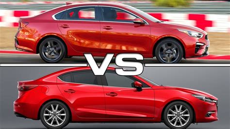 2019 Kia Forte Vs 2018 Mazda 3 Sedan Youtube