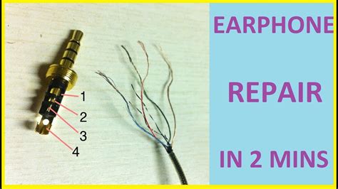 Earphone Lead Repair Same Audio Jack 2018 YouTube