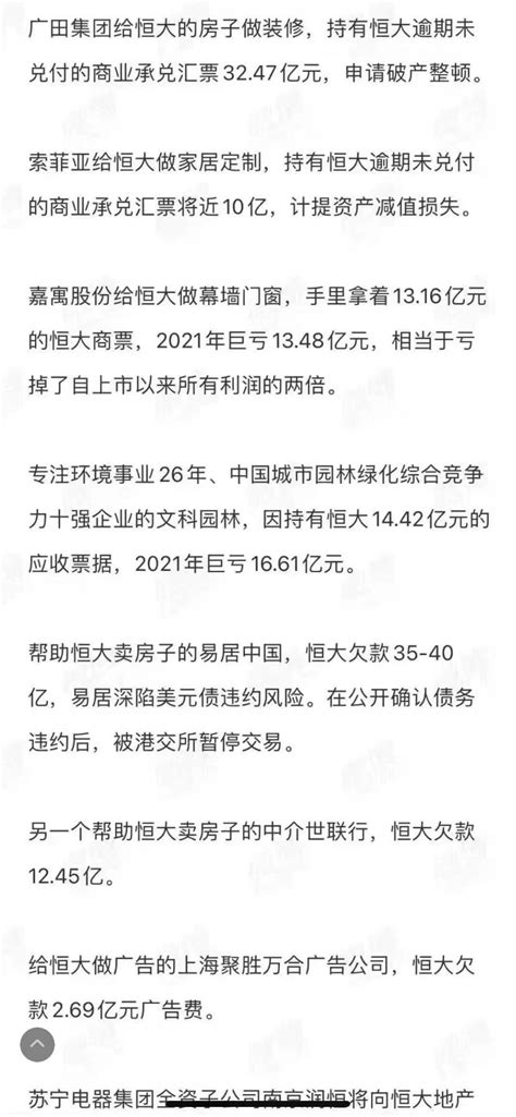 那些被恒大坑惨了的企业 Rlookchina