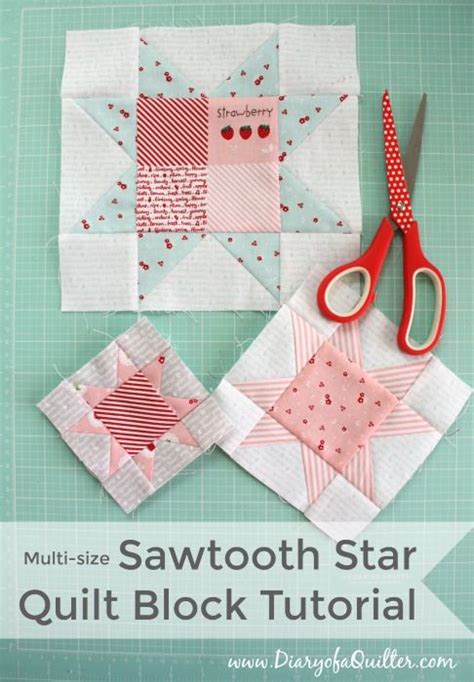 Fast Flying Geese Sawtooth Star Quilt Block Tutorial Artofit