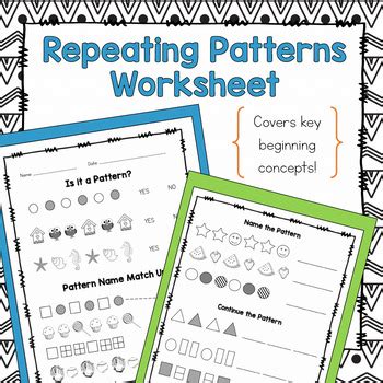 Building Bricks Repeating Patterns Worksheet Worksheets Library