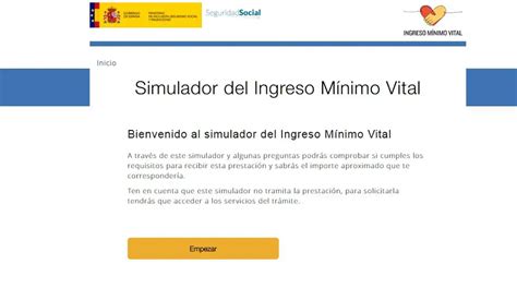 Tengo derecho a cobrar el Ingreso Mínimo Vital Consulta el simulador