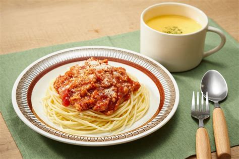 【冬の一汁一菜献立レシピ6】火曜日「チキンミートソースのスパゲティ 他」 東京ガス ウチコト