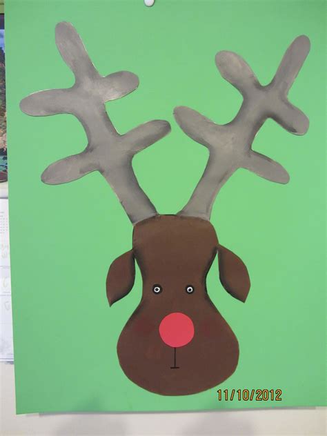 Pin The Nose On Rudolph Made From Poster Board Craft Party Crafts