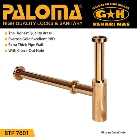 Promo Paloma Btp Sifon Wastafel Bottle Trap Pembuangan Botol