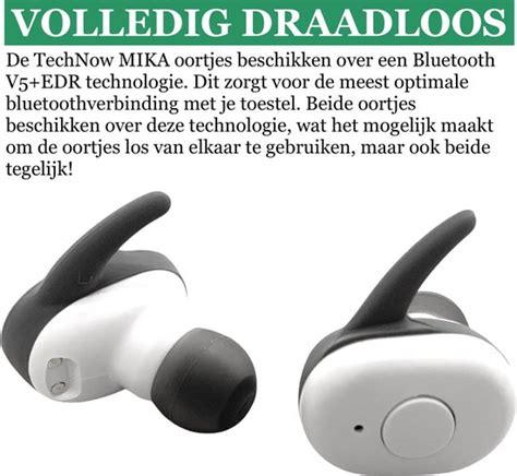 Draadloze Oordopjes Met Bluetooth Oortjes Draadloos Voor Telefoon