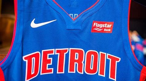 Pistons add Flagstar Bank logo to jersey | WEYI