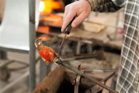 Figure Fatte A Mano Di Vetro Fuso Immagine Stock Immagine Di Fuoco