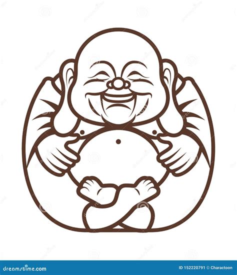 Drawing Laughing Buddha Face Shop For Laughing Buddha Art From The