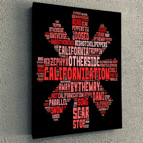 Cuadro Simple Red Hot Chilli Peppers Playlist The Wild