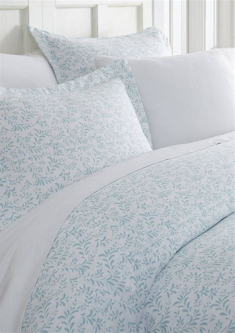 Luxury Inn Premium Ultra Soft Burst Of Vines Print Duvet Cover Set