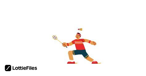 Free Badminton Player Character Animation By Alaik Azizi Lottiefiles