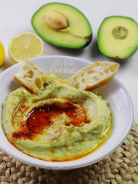 Receta Hummus de aguacates fácil y rápido Mis Recetas Caseras