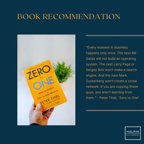 Book Recommendation Zero To One By Peter Thiel And Blake Masters