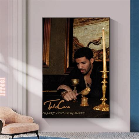 Drake Take Care Music Pop Canvas Poster Unframe Etsy