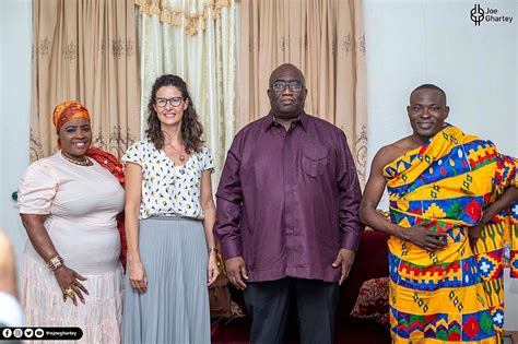 British High Commissioner To Ghana Pays Courtesy Call On Joe Ghartey