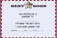 Boss Day Certificate Of Appreciation : 10+ Templates To inside Worlds ...