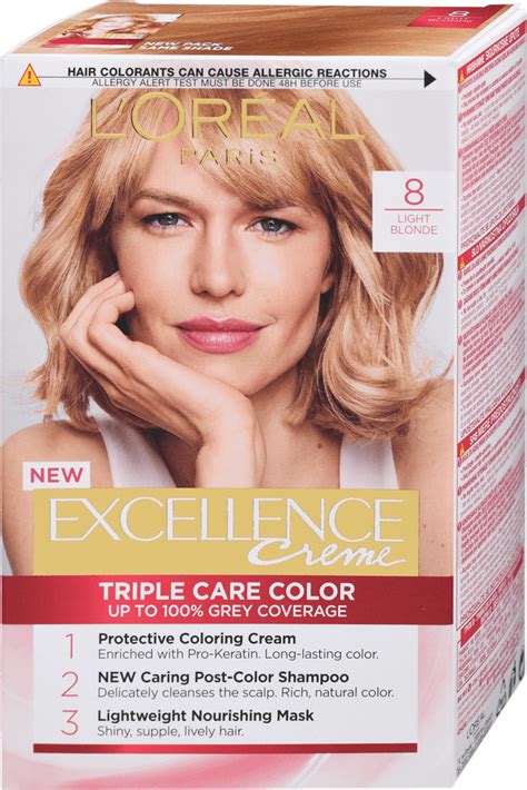 L ORÉAL PARiS EXCELLENCE CREME Boja za kosu 8 Light Blonde 1 kom