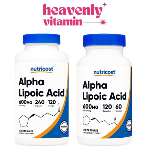 Jual Nutricost Alpha Lipoic Acid Mg Capsules Shopee