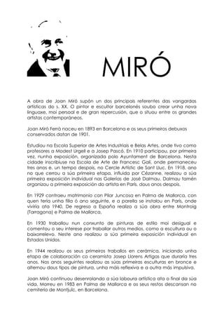 BiografíA Miró PDF