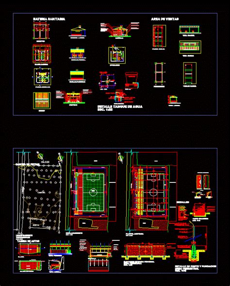 Sport Center Dwg Block For Autocad • Designs Cad