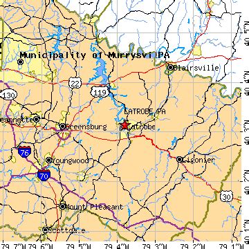 Latrobe, Pennsylvania (PA) ~ population data, races, housing & economy