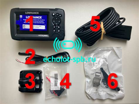 Lowrance Hook Reveal 5 с датчиком HDI