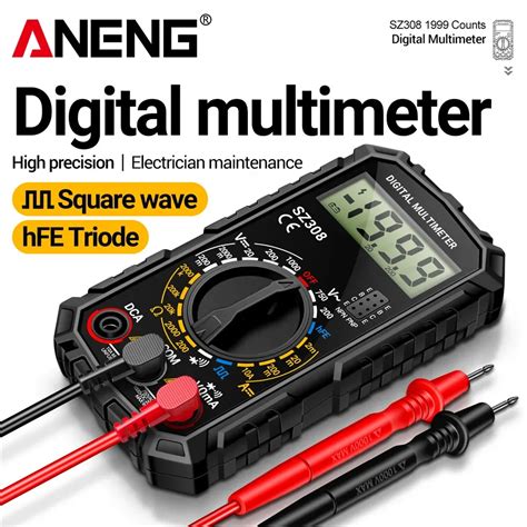 Aneng Sz Square Wave Digital Tester Counts Hfe Triode Buzzer