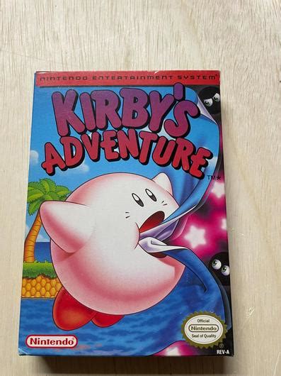 Kirby S Adventure Item Box And Manual Nes