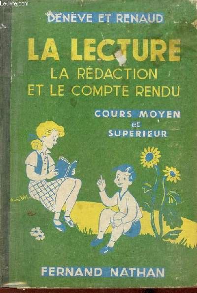 La Lecture Et Le Compte Rendu Et La R Daction Cours Moyen E Ann E Et